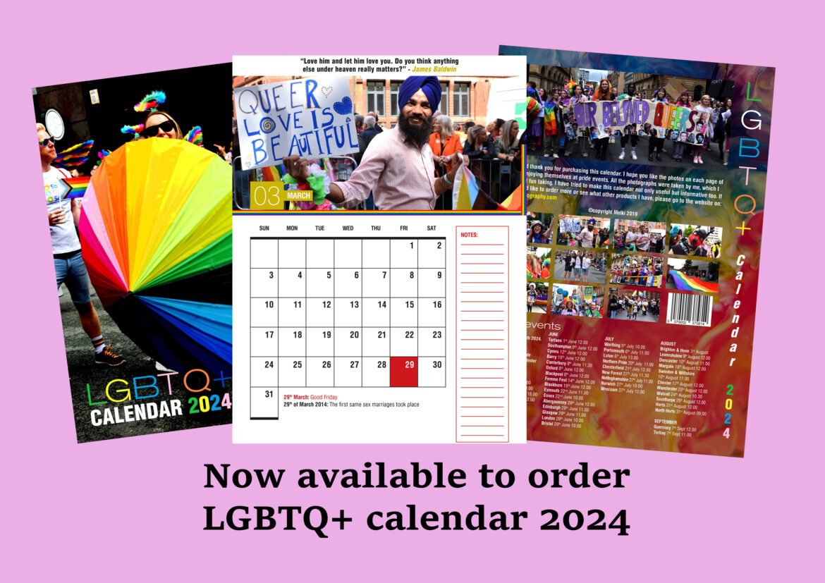 LGBTQ+ calendar 2024 now available